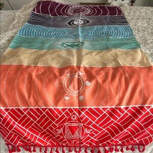 Chakra tapestry 58 inches long and 27 inches wide